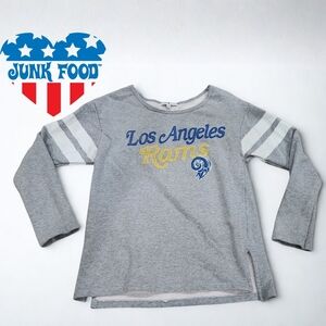 Junk Food LA Rams 7/8 sleeve tee